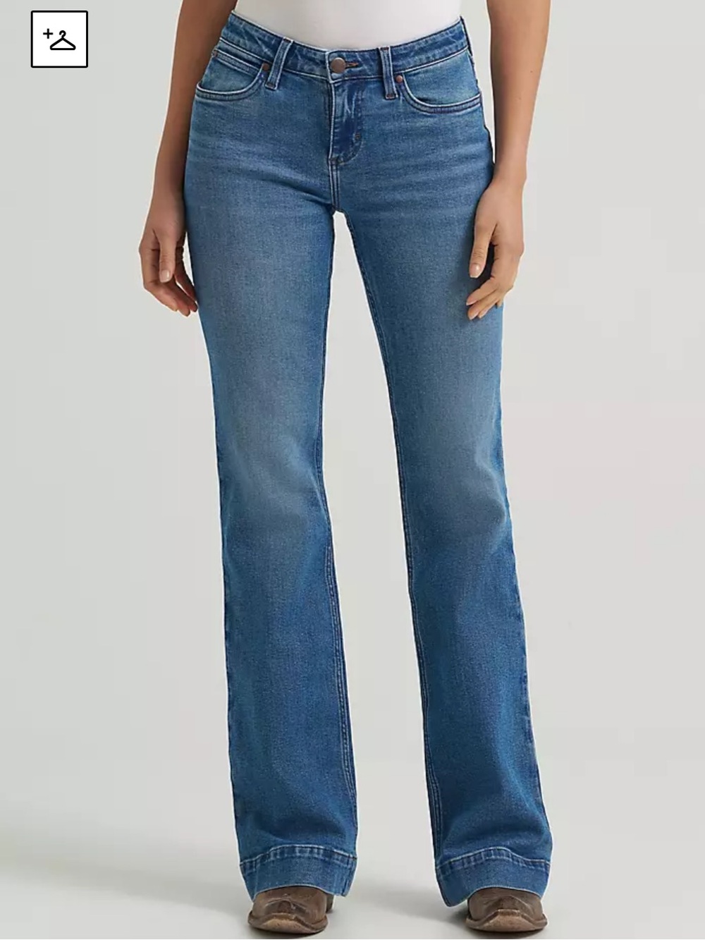 Wrangler Retro Like New Mid-rise Trousers Size 27 - Picture 4 of 12